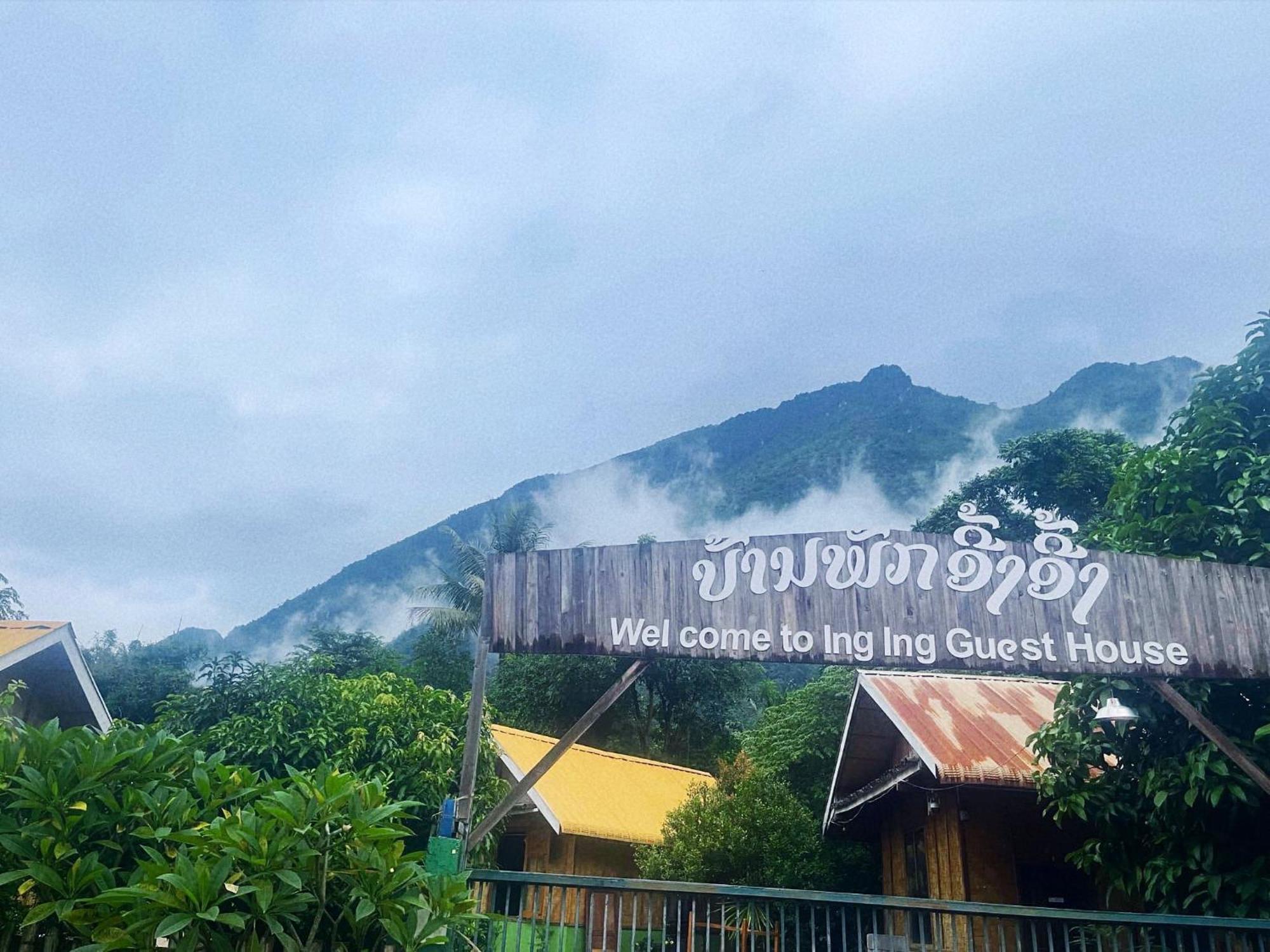 Bed and Breakfast Nong Khiaw Ing Ing Mountain View Esterno foto