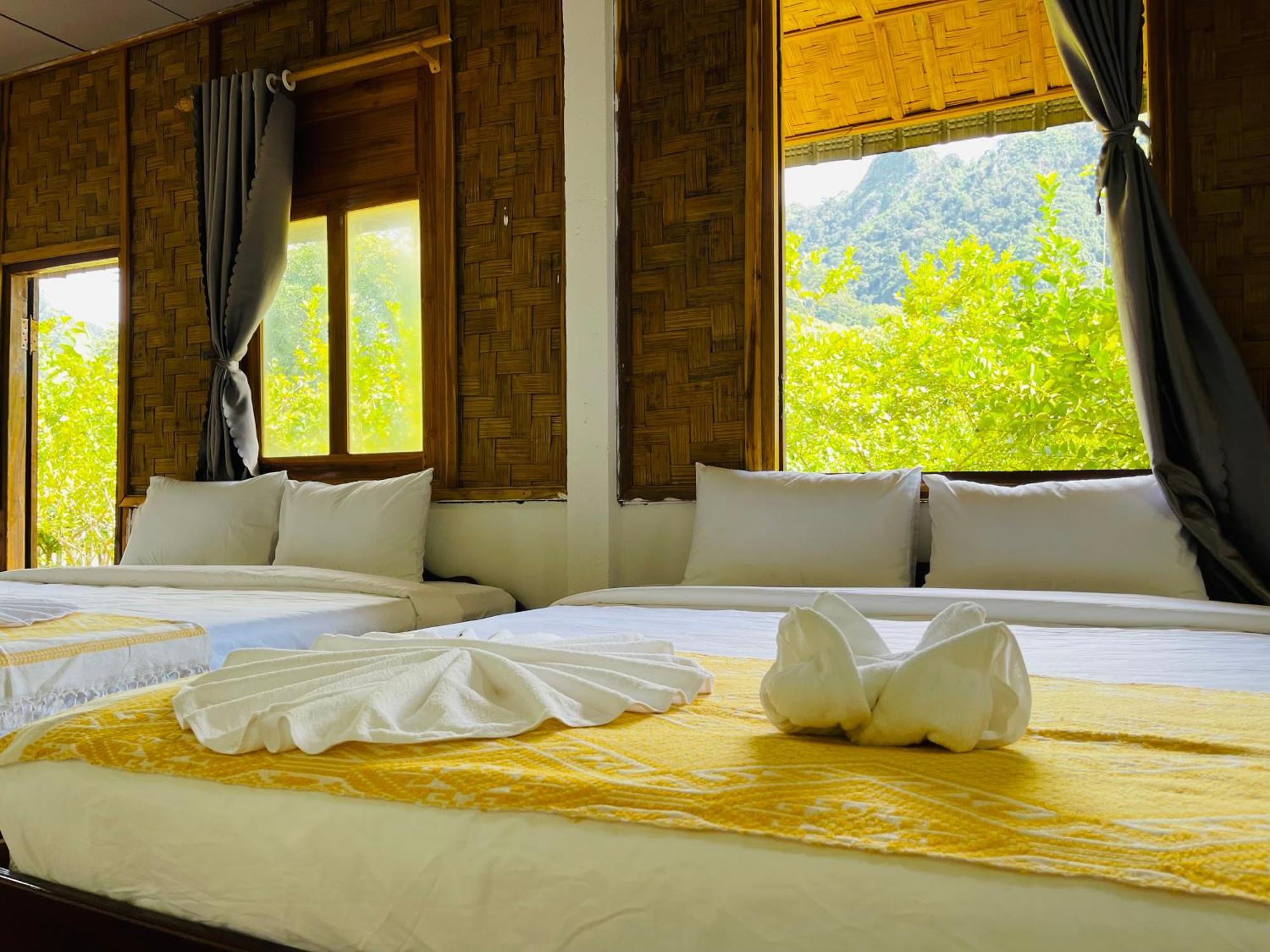 Bed and Breakfast Nong Khiaw Ing Ing Mountain View Esterno foto